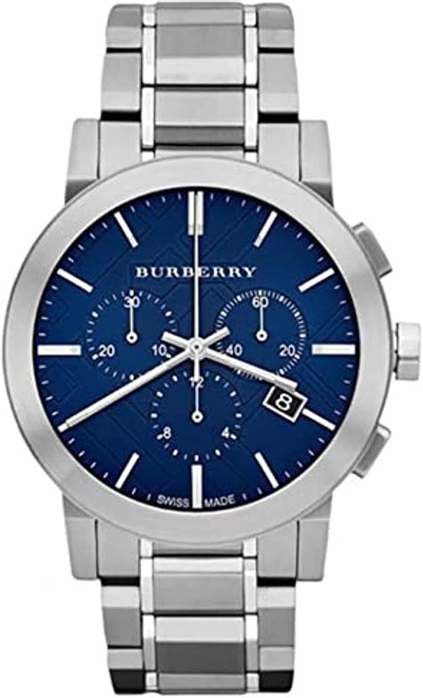 burberry bu9363|Burberry Men's Watch Chronograph The City 42mm Blue BU9363.